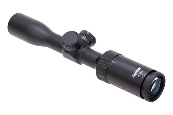 Knurled turrets on the Winchester Supreme 2-7x32mm Riflescope